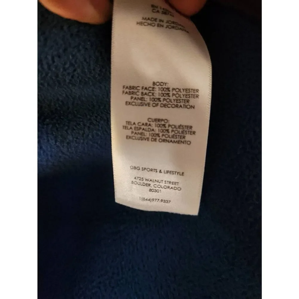 SPYDER Outbound Stryke 1/4 Zip Pullover Sweater Mens Size XXL Blue Lime